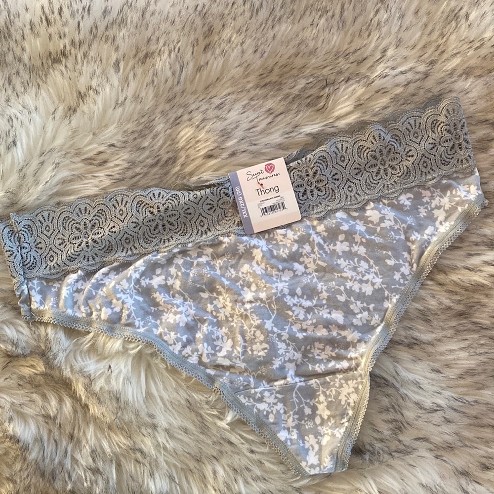 NWT Secret Treasure Lace Thong